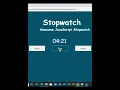StopWatch complete Application with html css and Javascript