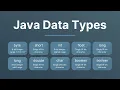 Class-2 Java Data Types Explained Primitives vs Non-Primitives Java Tutorial