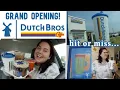 TRYING DUTCH BROS COFFEE TASTE TEST REVIEW