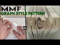 MMF no measuring no marking only folding Graph Style Pattern