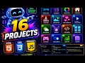 16 HTML CSS JavaScript Projects for Beginners Intermediate Developers Build Real Projects