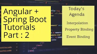 Angular spring boot Tutorials Part 2
