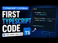 First TypeScript Code in Bangla TypeScript Tutorial