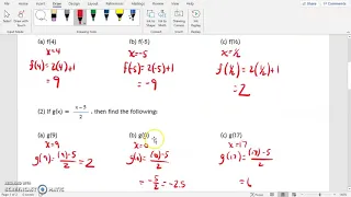 Practice 3 2 Function Notation