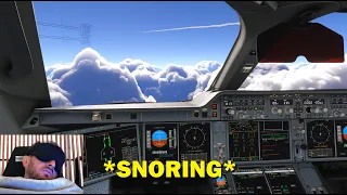 16+ Hour ULTRA LONG HAUL in Microsoft Flight Simulator! (with ATC)