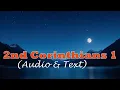 2nd Corinthians 1 KJV BIBLE With Text Images