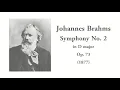 Brahms: Symphony No. 2 in D major, Op. 73 (with Score)