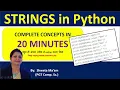 Strings in Python - learn COMPLETE in 20 MINUTES