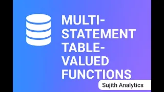 SQL Tutorials Multi statement table valued functions
