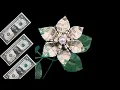 3 Dollar flower Money origami flower