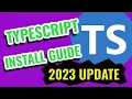 How to install typescript and compile Windows 11 2023 update