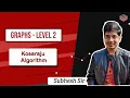 Kosaraju Algorithm Graph theory