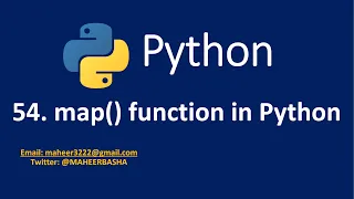 54 map function in Python
