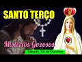 Lagu Santo Terço Sábado (04/10/2025) 🌹 Mistérios Gozosos 🌹 Terço Mariano