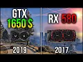 GTX 1650 SUPER vs RX 580 Test in 6 Games 2020 ver