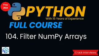 NumPy Filter Array Filter a NumPy Array Filter rows of a NumPy Array