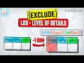 EXCLUDE Level of Detail LOD Expressions Course