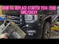 HOW TO REPLACE STARTER ON 2014-2018 1500 IN 5 MINUTES