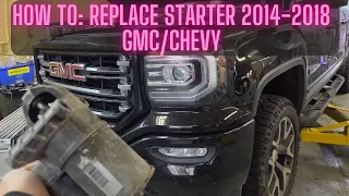 HOW TO REPLACE STARTER ON 2014-2018 1500 IN 5 MINUTES