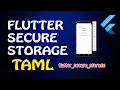 Flutter Secure Storage Tutorial Protecting Data in Flutter Apps Dilip Coder Tamil