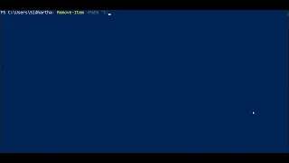 remove-Item with powershell
