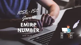 Number Related Program Emirp Number in Java ICSE-ISC