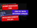 How To Automate Registration Form Using TDD Approach -