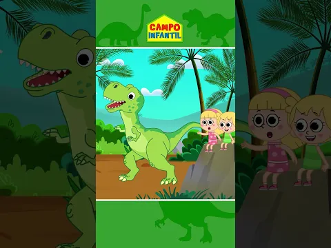 ¡dinosaurio gigante - Canción del dinosaurio! 🦖🎶 #shorts #campoinfantil #cancionesparaniños