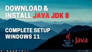 Download How to Install Java JDK 8 on Windows 11 ( with JAVA_HOME ) MP3