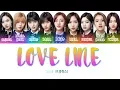 Lagu TWICE (트와이스) - LOVE LINE [Color Coded Lyrics/Han/Rom/Eng]