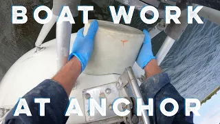 Hydrovane Windvane, Part 3: Installing a Fibreglass Mount for the Upper Bracket | PFS Ep. 17