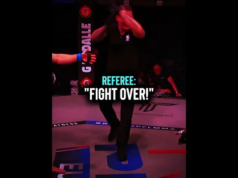 The Referee Disqualified Him For This 💀😵 (@ufc)