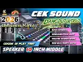 Lagu CEK SOUND DANGDUT KOPLO FULL BASS GLERR TERBARU 2026 | INSTRUMENT SLOW AUDIO CLARITY \u0026 CLEAR