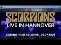Download Lagu SCORPIONS LIVE - COMING HOME TO HANNOVER (60 Jahre - Heinz von Heiden Arena - 05.07.2025)