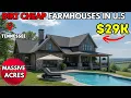 NOBODY BUYING these 10 DIRT CHEAP TENNESSEE FARMHOUSES with MASSIVE ACREAGE ACT NOW