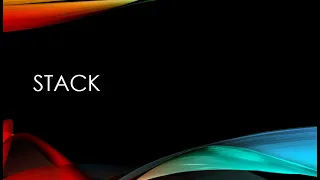 Stack Introduction data Structures Third semester BCA