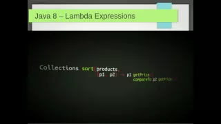 Lambda Expressions Method References