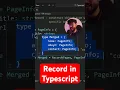 Record Type in Typescript