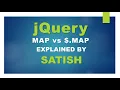 learn jQuery what is map vs map method