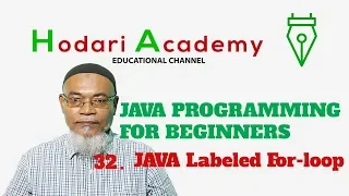 Java Programming for Beginners - 32 Java Labeled for loop