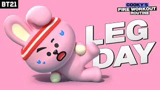 Download [BT21] COOKY'S LEG DAY ROUTINE: 5 MIN WORKOUT MP3