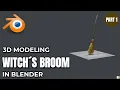 The Witch s Broom Part - Straw Base Knot