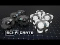 Sci-Fi Crate 3D Model - Asset