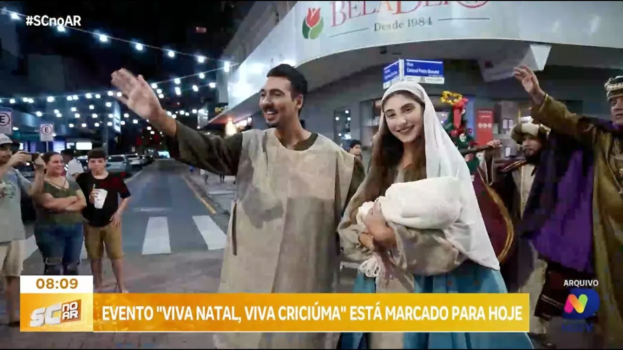 Viva Natal, Viva Criciúma: evento celebra o espírito natalino com desfile e apresentações culturais
