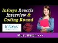 reactjs developer interview infosys coding round infosys reactjs interview javascript interview