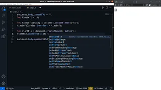 Build a simple timer in JavaScript