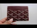 Goyard card holder