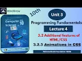 Unit 3 Programming Fundamental 3 2 3 Animations in CSS Class 10 Computer FBISE Syllabus NBF