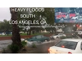 South Los Angeles CA heavy rainstorms 2 17 17 Inglewood Hawthorne underwater FiLMiC Pro