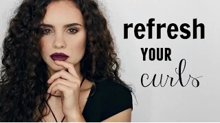 How To Refresh Curly Hair Without Product